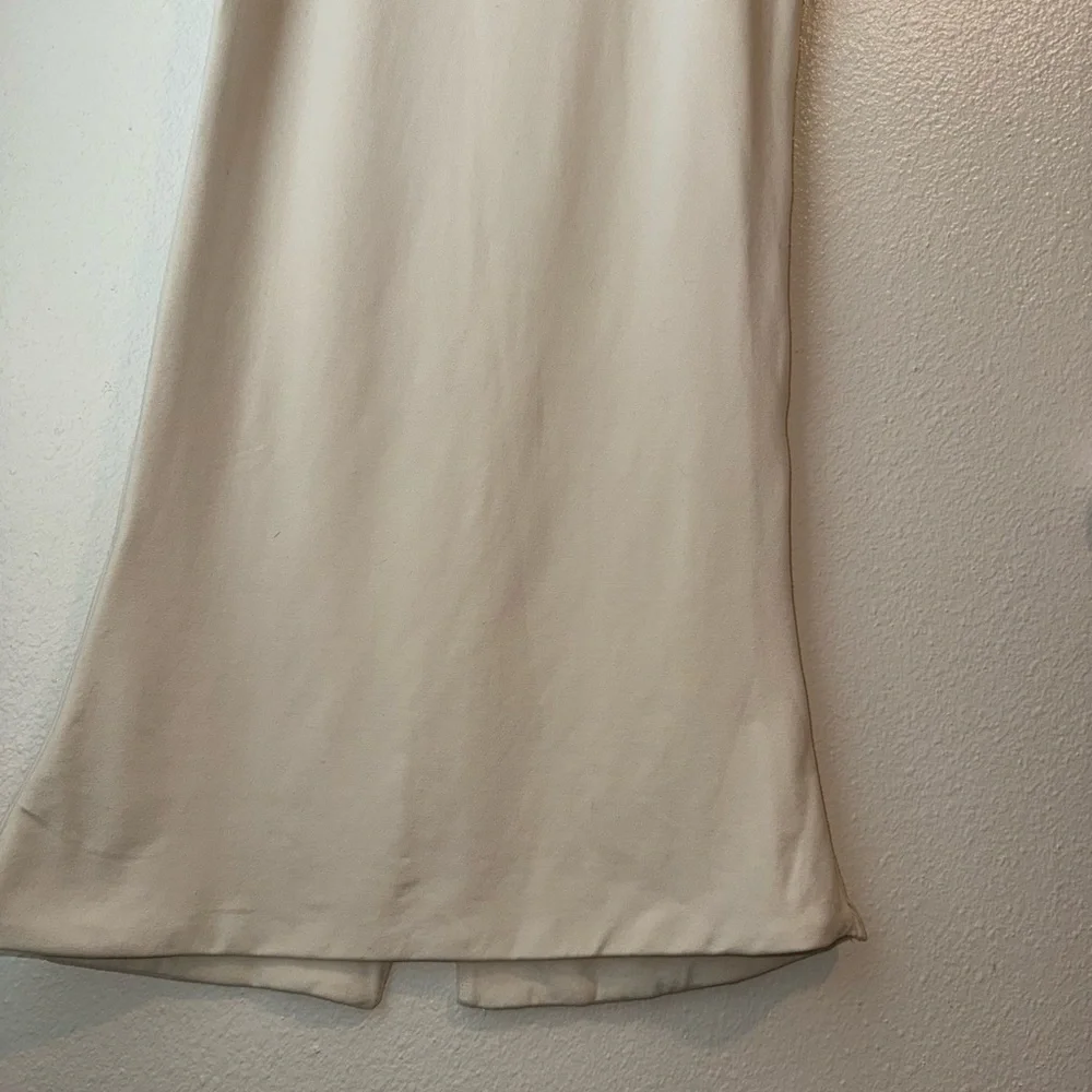 Oh Polly! Square neck midi dress in Ivory size 2 - Picture 5 of 8